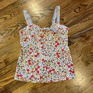 Anthropologie Postmark floral tank